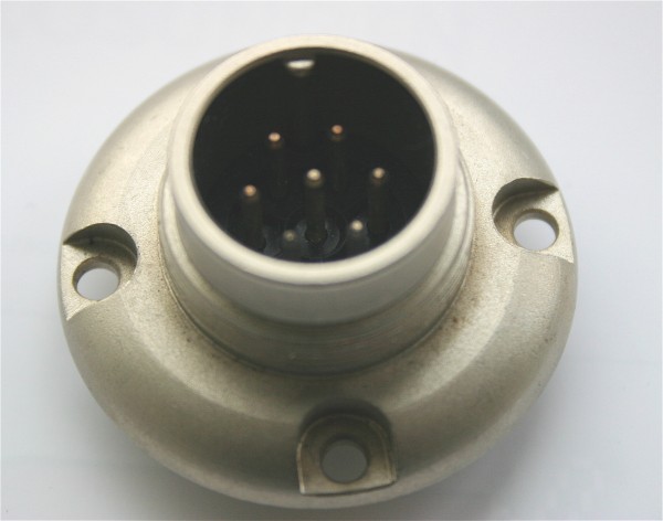 Amphenol Tuchel 7 Pol Einbaustecker T3462-006 für Neumann KM2XX/M249/M269 NEU