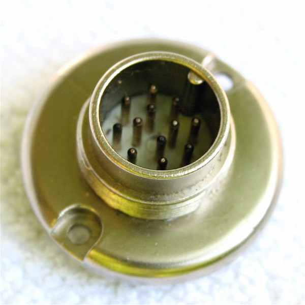 Amphenol Tuchel 12 Pol Einbaustecker T3617-006 für Neumann SM2 / SM23 / SM69