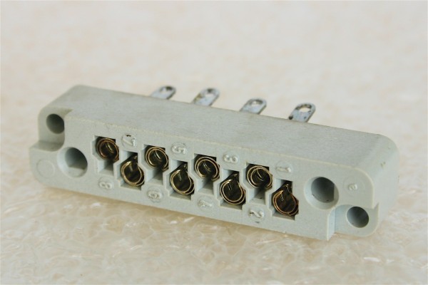 Amphenol Tuchel 8 Pol Federleiste T2001 f. V41/NTP/ EMT etc NEU