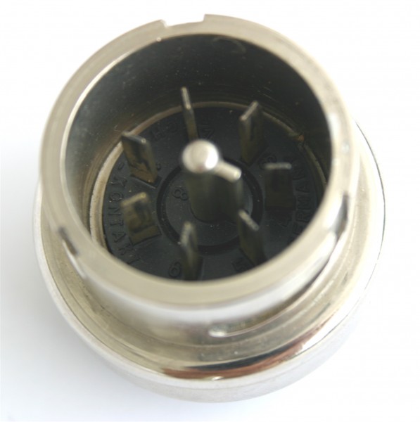 Amphenol Tuchel 8 Pol Einbaustecker T3039-000 für Neumann M49 / M50