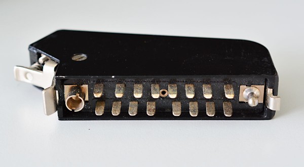 Siemens DIN 41622 16pol Messerleiste mit Metallhaube und Kodierstifte NEU