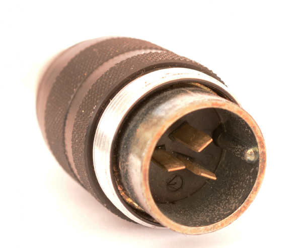 Binder 3 Pol Kabelstecker, kompatibel mit Amphenol Tuchel T3079-002 gebraucht