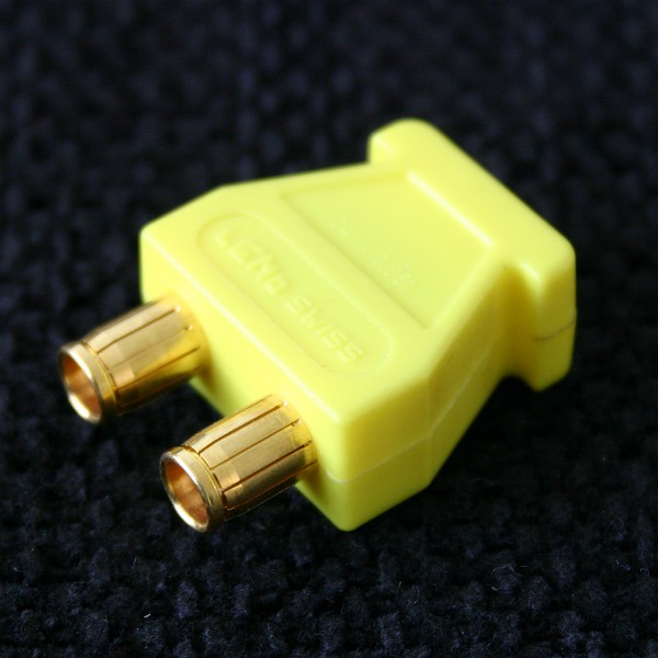 Lemo Triax Brückenstecker gelb, gebraucht