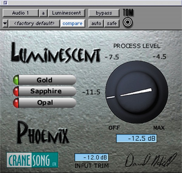 Crane Song Phoenix TDM Plug-In