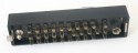 Siemens/ Tyco oder Amphenol Tuchel DIN 41622 30pol Messerleiste mit Wanne Metall GEBRAUCHT